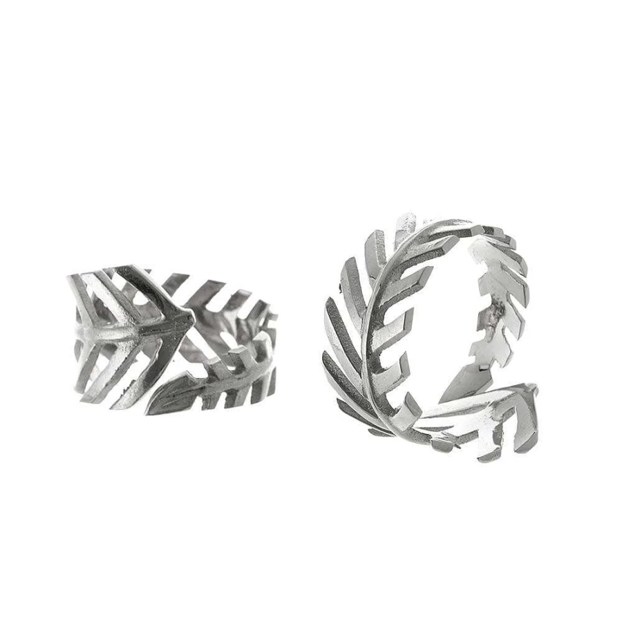 Wheel and Barrow Nickel Napkin Rings Set of 4 - Elegant Tableware for Dining Decor