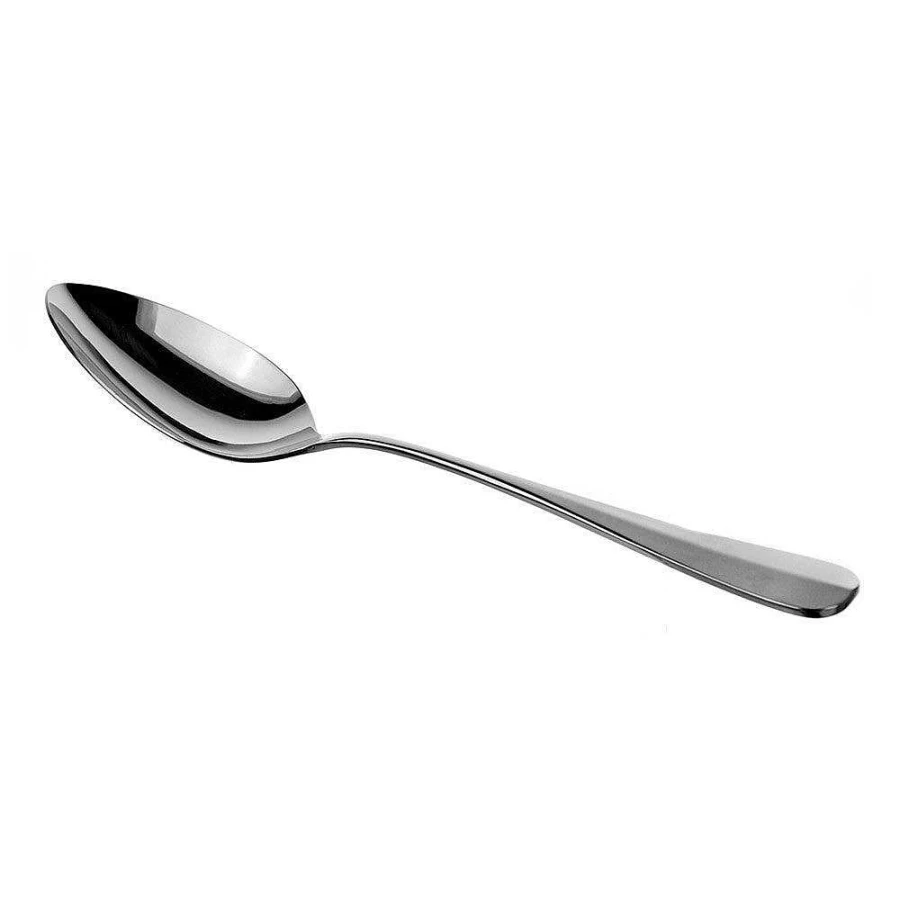Wheel and Barrow 27cm Stainless Steel Serving Spoon - 18/10 Premium Quality Bogart Design
