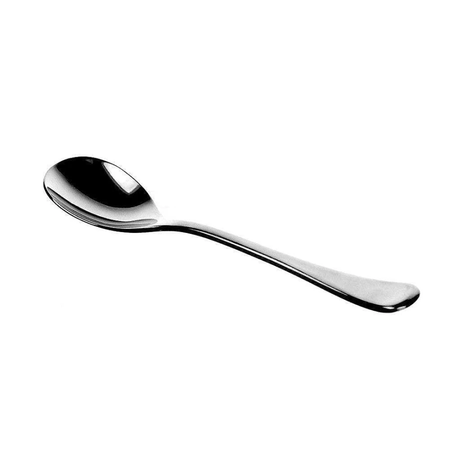 Wheel & Barrow 18/10 Stainless Steel Fruit Spoon 14cm - Premium Dessert Cutlery - Dishwasher Safe