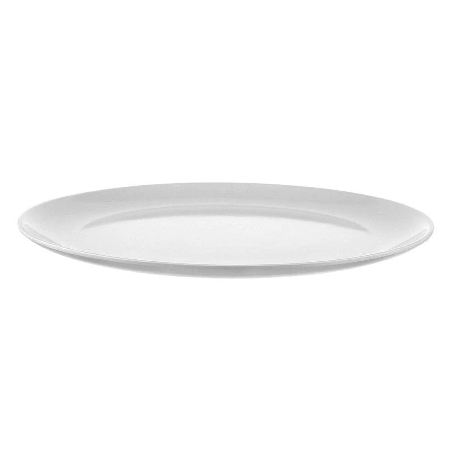 Wheel & Barrow 40cm White Melamine Cake Plate - Durable & Stylish Serving Dish for Parties & Events